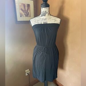 Banana Republic Black Strapless Dress Beach Cover Up